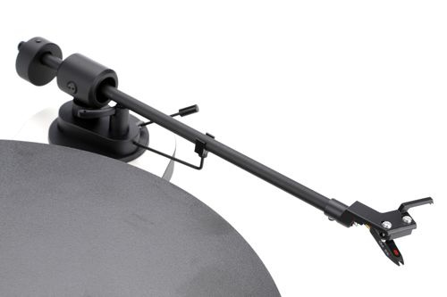 Pro-Ject Elemental vinylspelare med OM5e-pickup, vit/svart