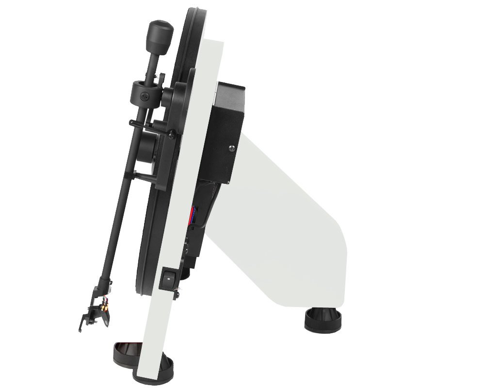 Pro-Ject VT-E vertikal vinylspelare med pickup, vit