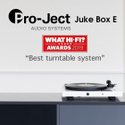 Pro-Ject Jukebox E, vinylspelare med inbyggd frstrkare, rd