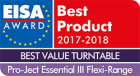 Pro-Ject Essential III skivspelare med OM10, valnöt Pro-Ject Essential III skivspelare med OM10, valnöt