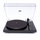 Pro-Ject Debut Carbon DC, pianosvart med Ortofon 2M Red