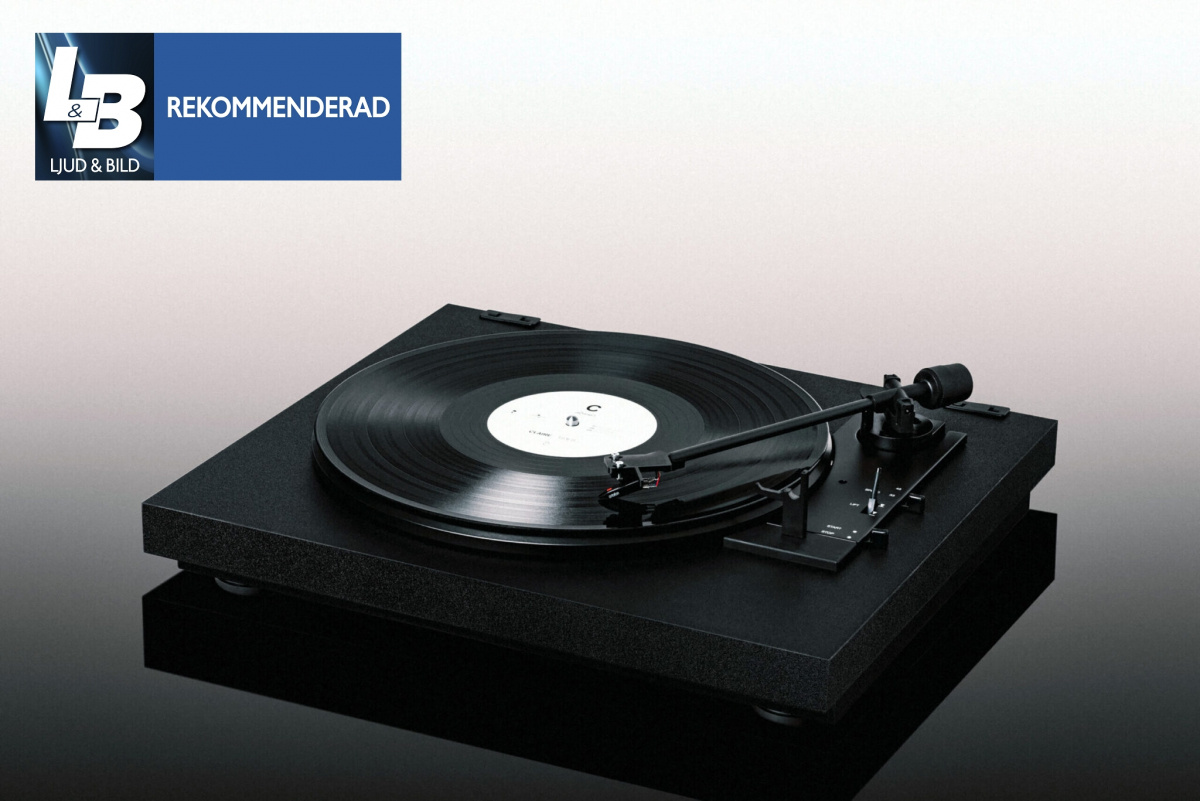 Pro-Ject A1 helautomatisk vinylspelare med Ortofon OM10, svart