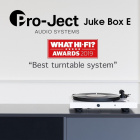 Pro-Ject Jukebox E1 vinylspelare med stereoförstärkare & Bluetooth, vit Pro-Ject Jukebox E1 vinylspelare med stereoförstärkare & Bluetooth, vit