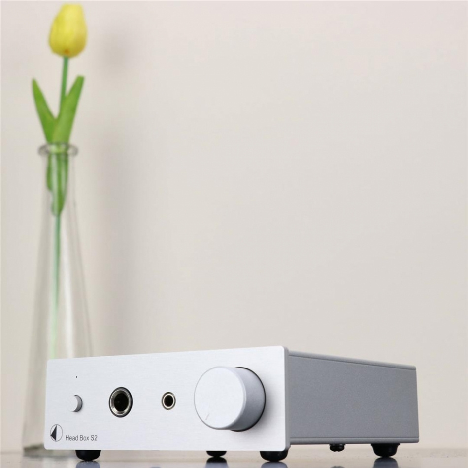 Pro-Ject Head Box S2 hörlursförstärkare, silver