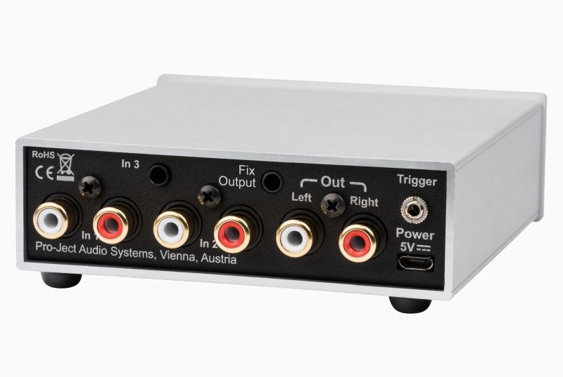 Pro-Ject Pre Box S2 Analogue kompakt stereoförsteg, svart