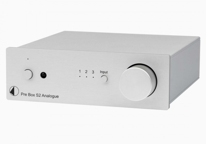 Pro-Ject Pre Box S2 Analogue kompakt stereoförsteg, silver