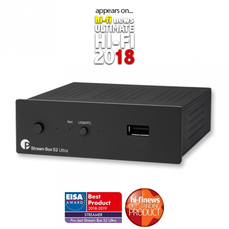 Pro-Ject Stream Box S2 Ultra nätverkstransport, svart