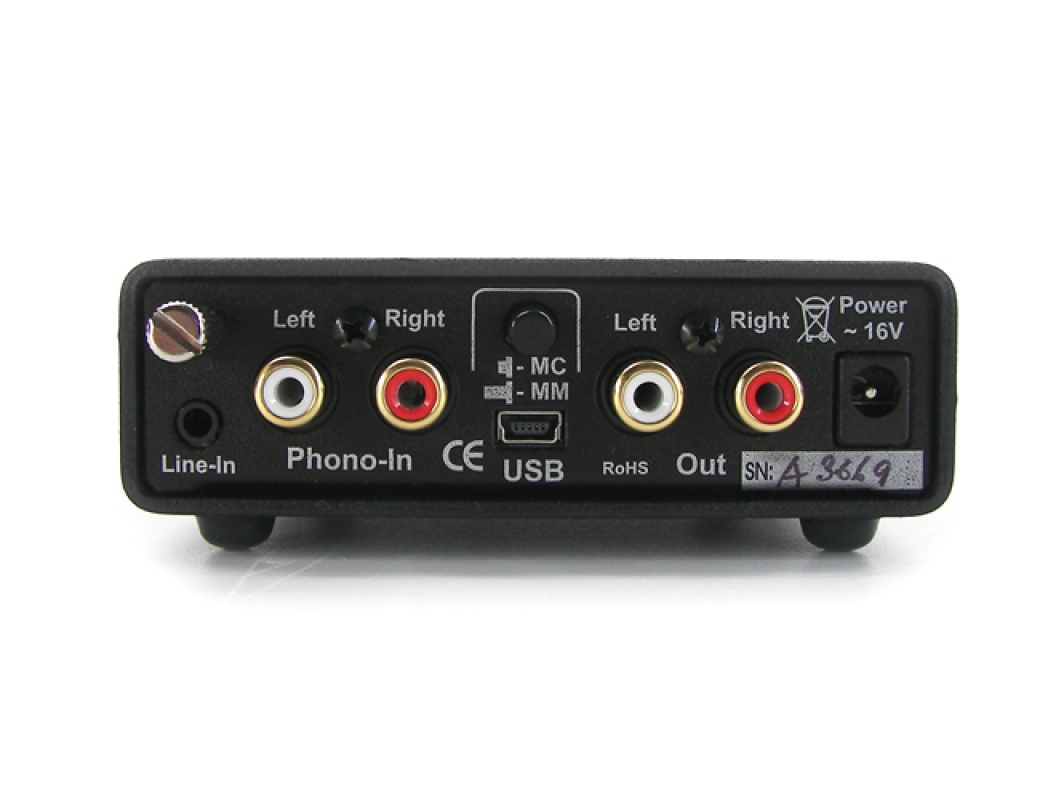 Pro-Ject Phono Box USB V, RIAA-steg med digitalisering silver