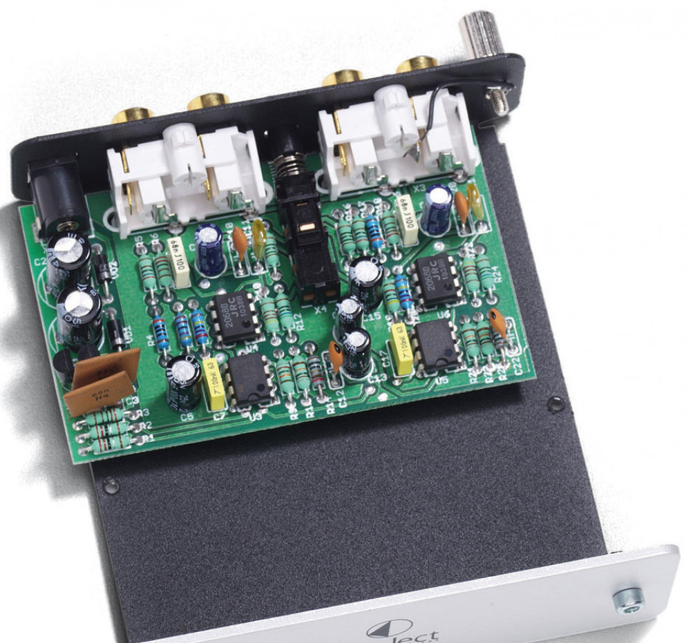 Pro-Ject Phono Box, RIAA-steg för vinylspelare silver