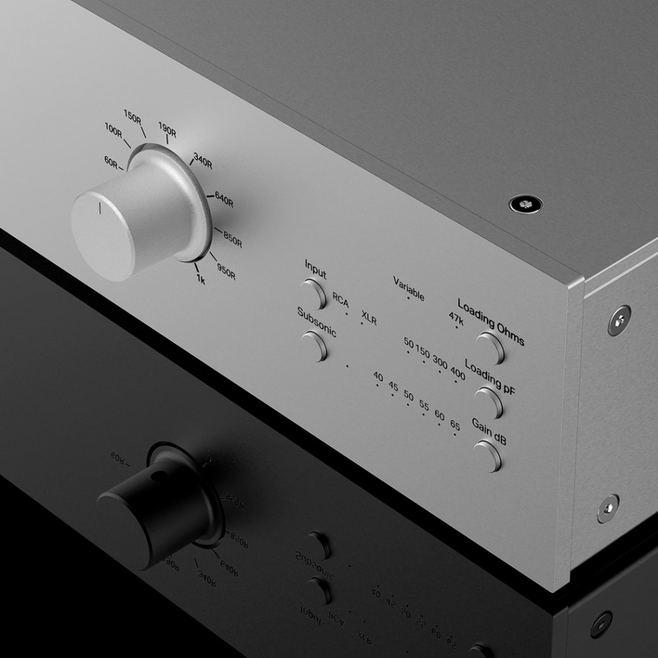 Pro-Ject Phono Box DS3 B RIAA-steg med XLR, silver