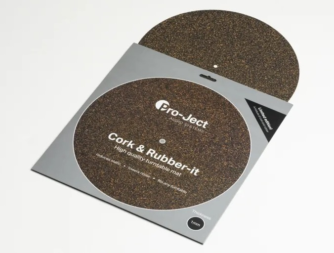 Pro-Ject Cork & Rubber It 1 mm, matta för vinylspelare