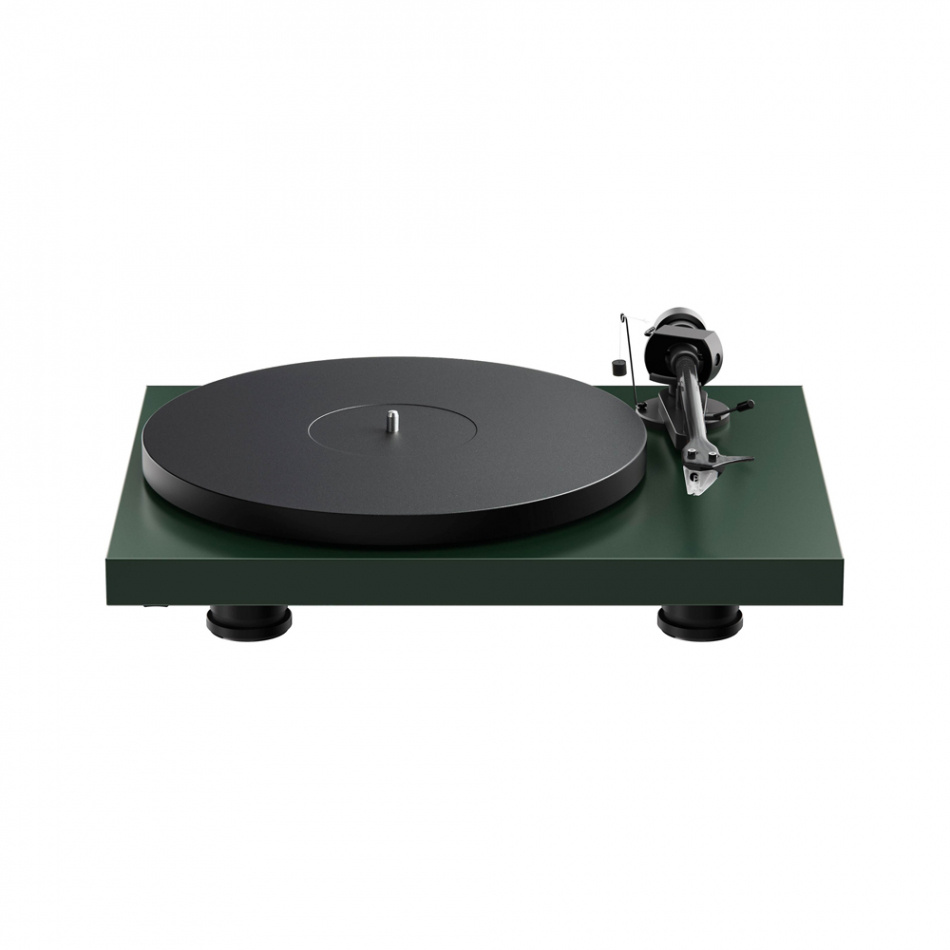 Pro-Ject Debut EVO 2 vinylspelare med Pick-It MM EVO-pickup, mattgrön