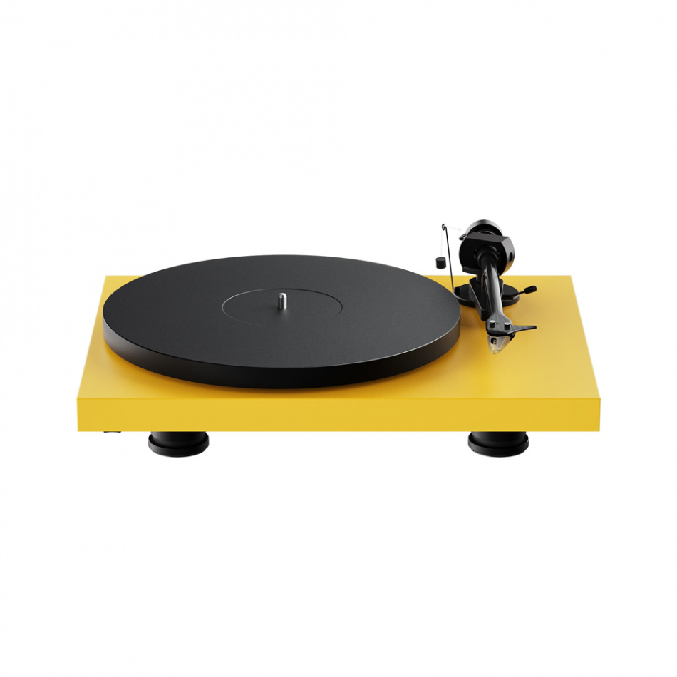 Pro-Ject Debut EVO 2 vinylspelare med Pick-It MM EVO-pickup, mattgul