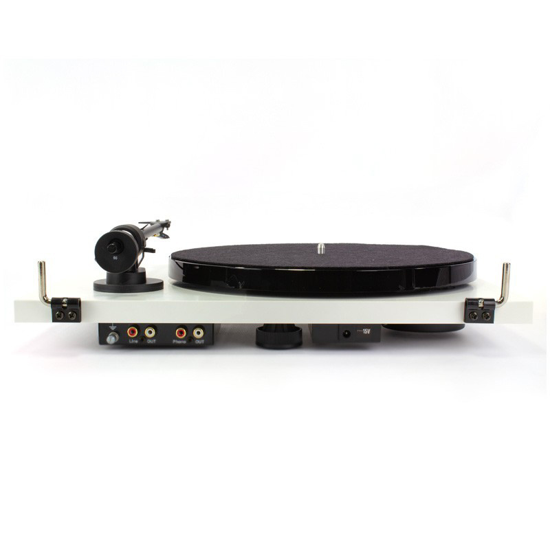Pro-Ject E1 Bluetooth vinylspelare med Audio Techica AT3600L-pickup, pianovit