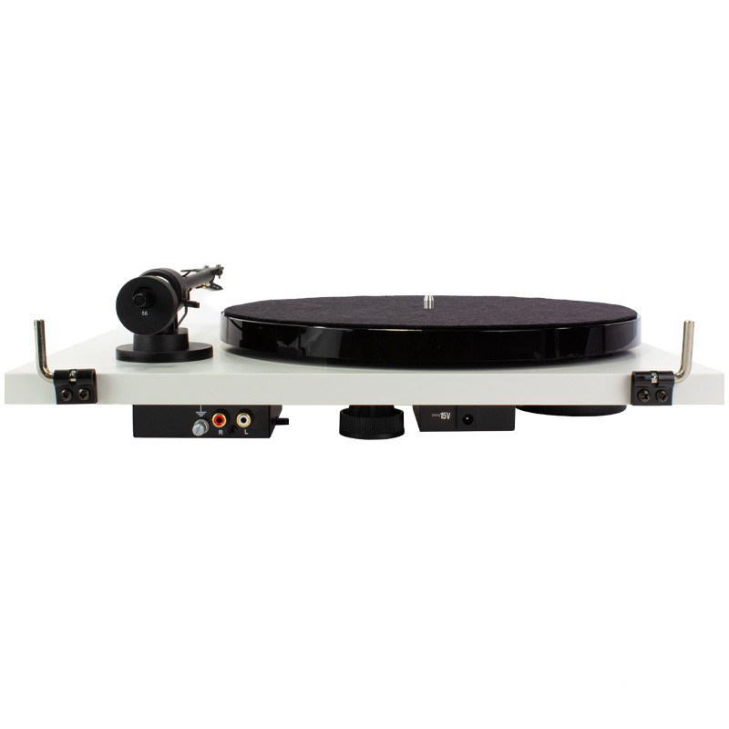 Pro-Ject E1 Phono vinylspelare med Audio Technica AT3600L-pickup, pianovit