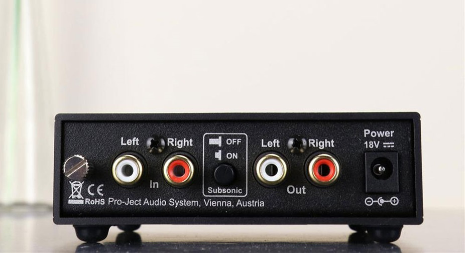 Pro-Ject Phono Box S2 RIAA-steg för skivspelare, svart