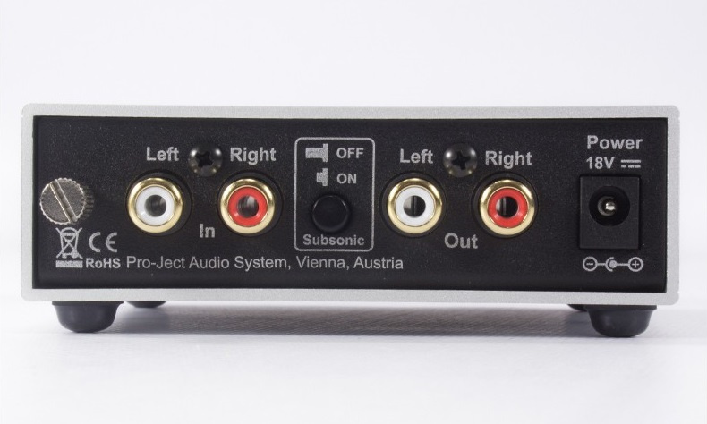 Pro-Ject Phono Box S2 RIAA-steg för skivspelare, silver