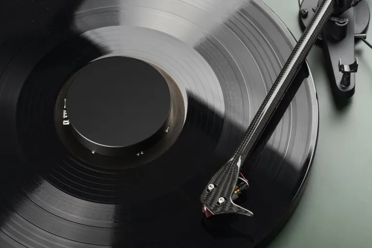 Pro-Ject Record Puck E, skivpuck 190 gram för skivspelare svart