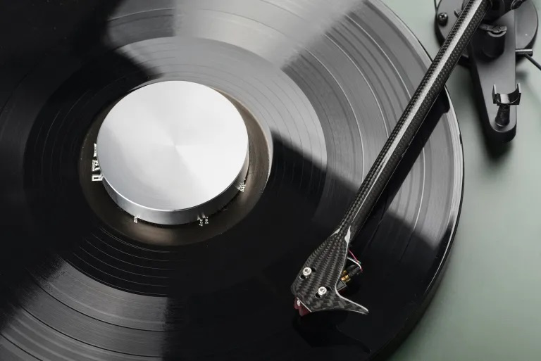 Pro-Ject Record Puck E, skivpuck 190 gram för skivspelare silver