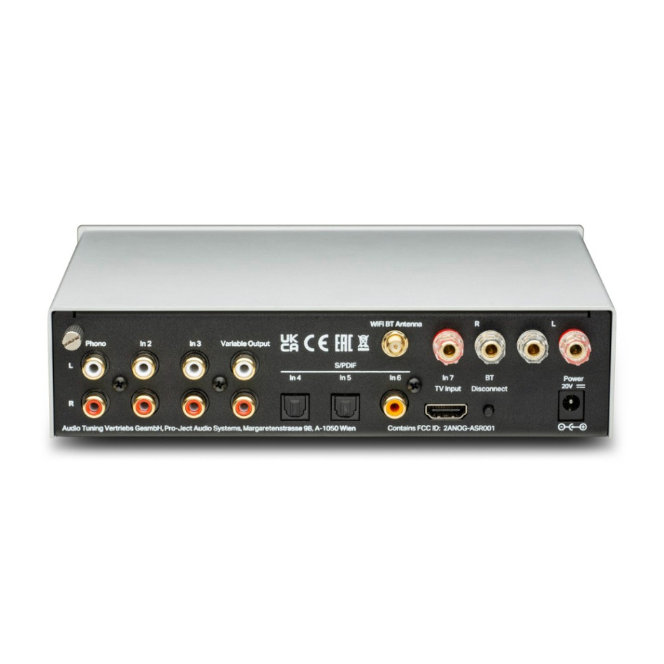 Pro-Ject Uni Box S3 streamingförstärkare med HDMI & RIAA, svart