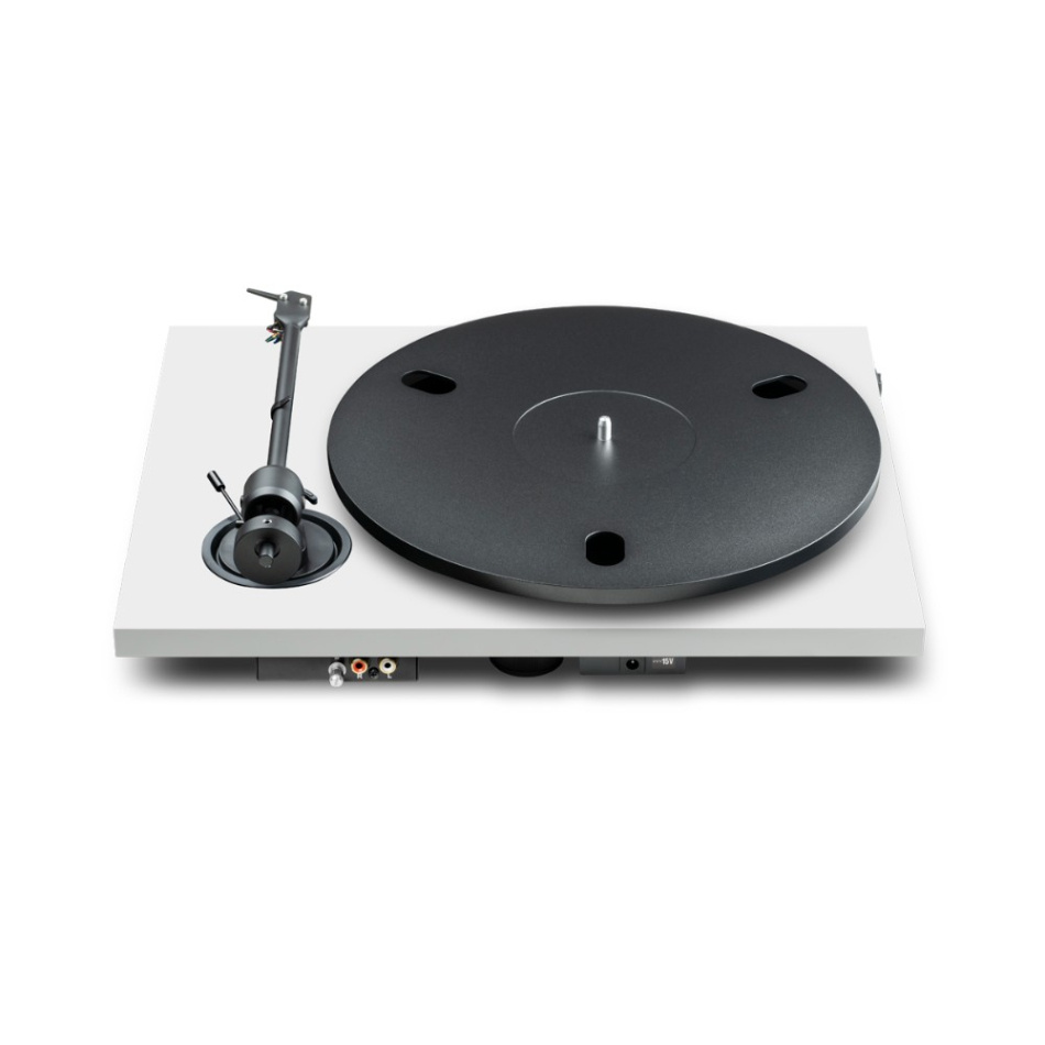 Pro-Ject E1.2 Phono skivspelare med förmonterad Pick It MM E-pickup, mattvit