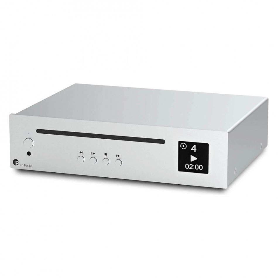 Pro-Ject CD Box S3 kompakt CD-spelare, silver