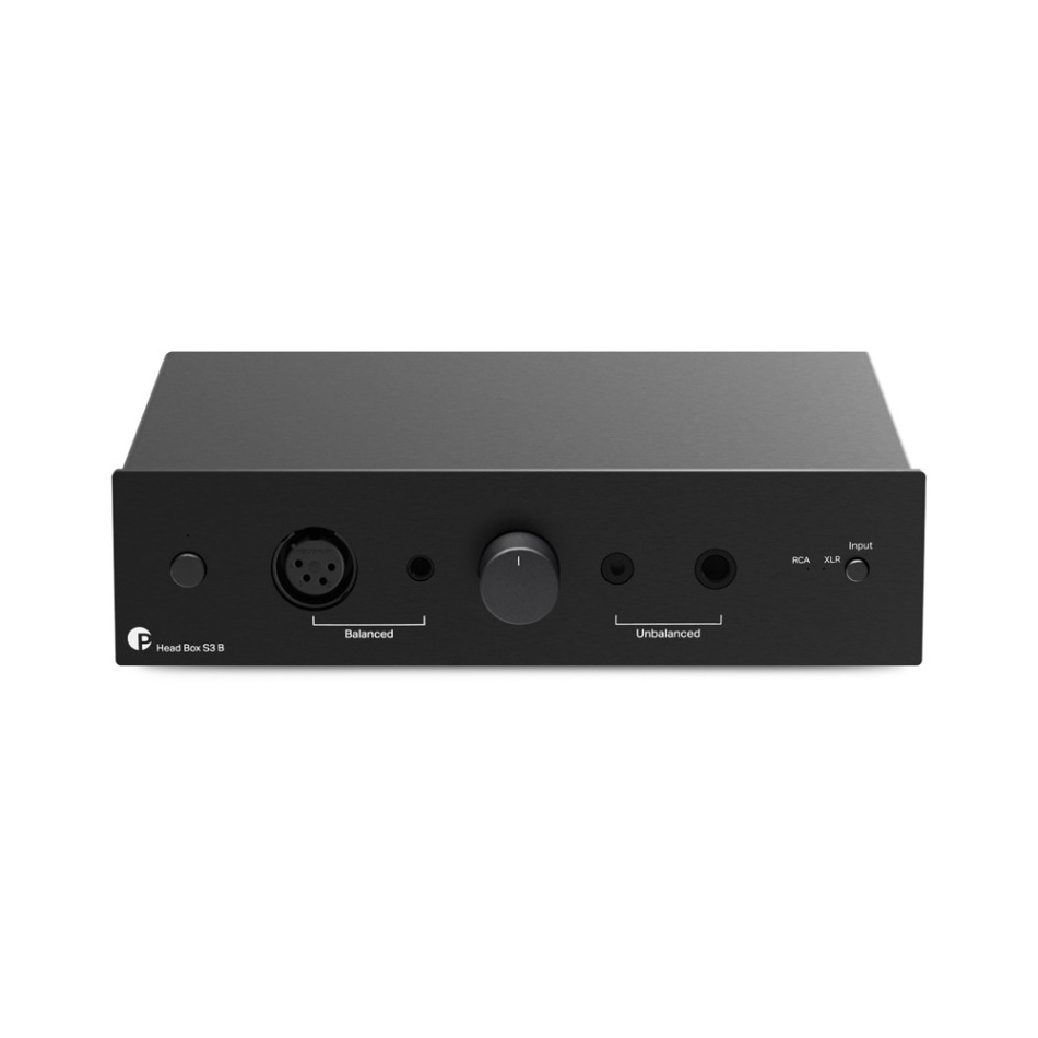 Pro-Ject Head Box S3 B kompakt fullbalanserad hörlursförstärkare, svart