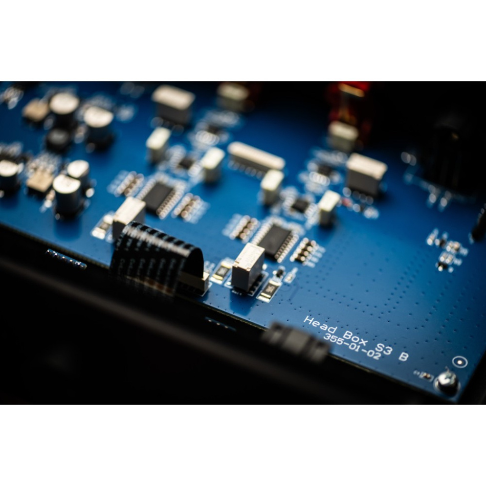 Pro-Ject Head Box S3 B kompakt fullbalanserad hörlursförstärkare, silver