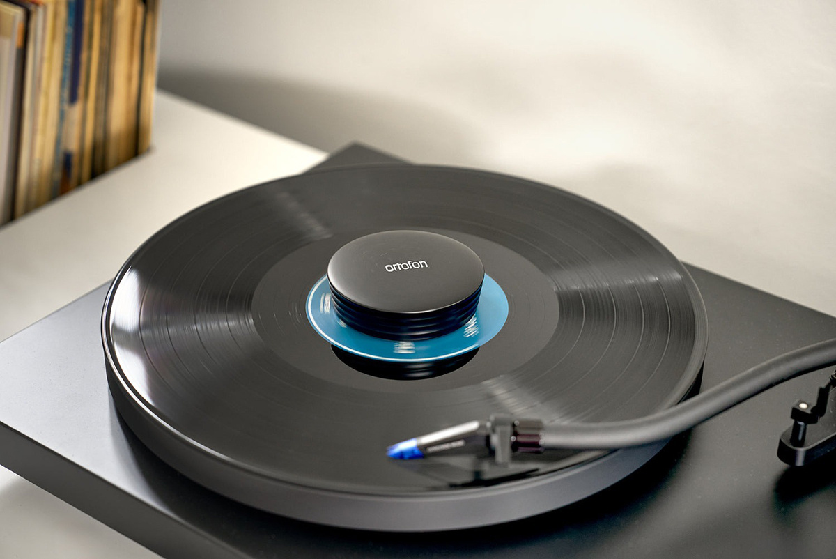 Ortofon Record Stabilizer Standard, skivpuck för vinylspelare svart