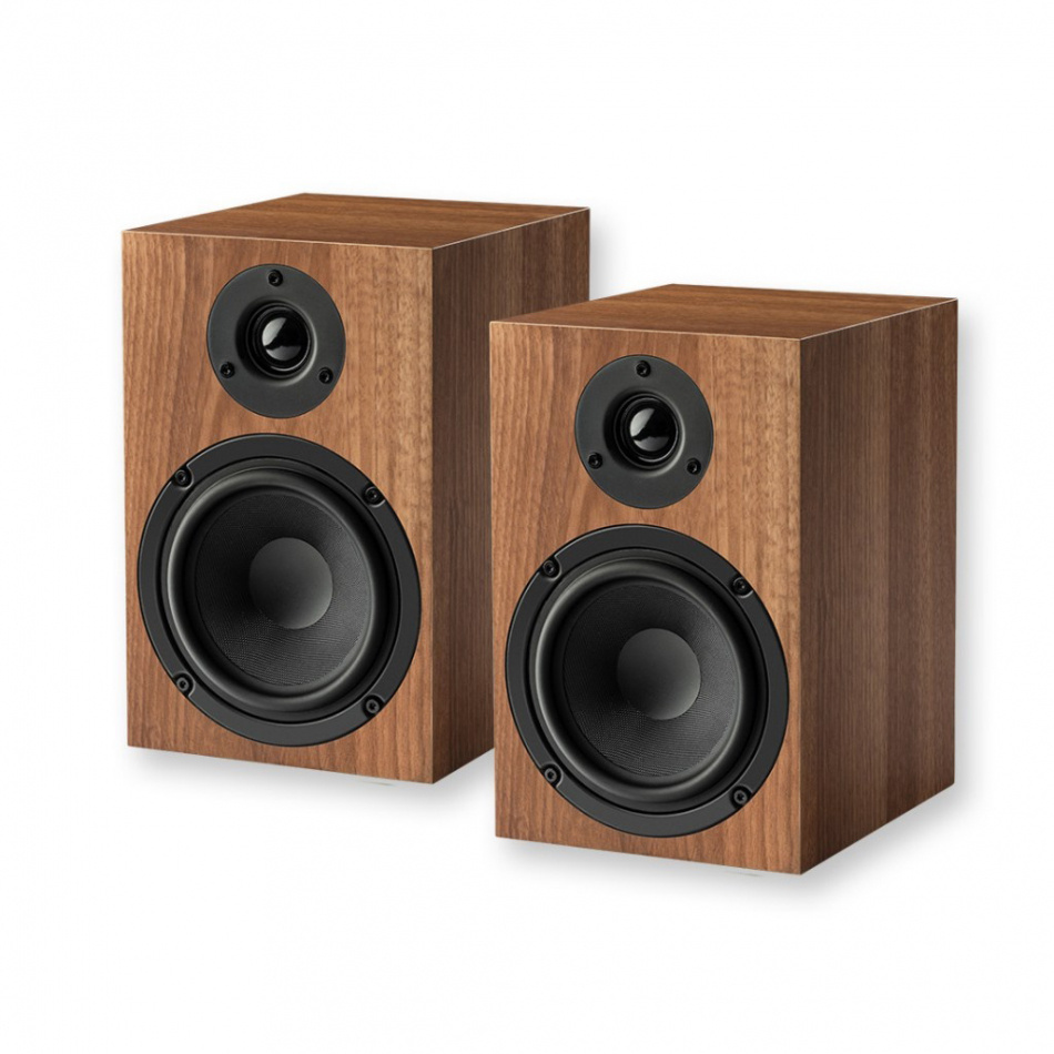 Pro-Ject Speaker Box 5E stativhögtalare, valnöt par