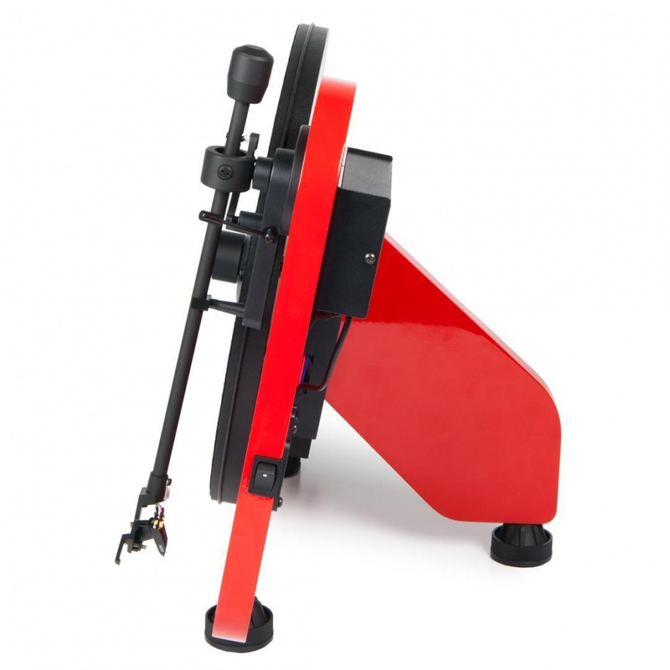 Pro-Ject VT-E BT vertikal skivspelare med pickup & Bluetooth, red