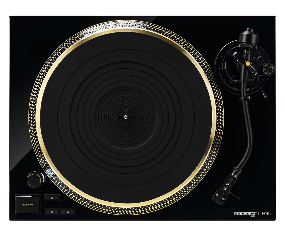 Reloop Turn 5, skivspelare med 2M Red