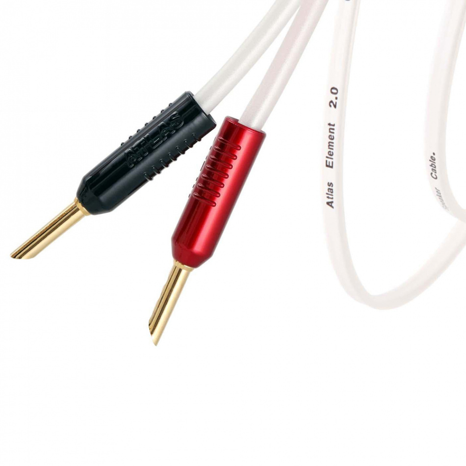 Atlas Element Achromatic 2.0 Z Center, terminerad högtalarkabel 1 meter