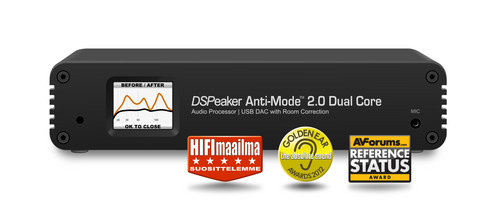 DSPeaker Anti-Mode 2.0 Dual Core, rumskorrigering med DAC