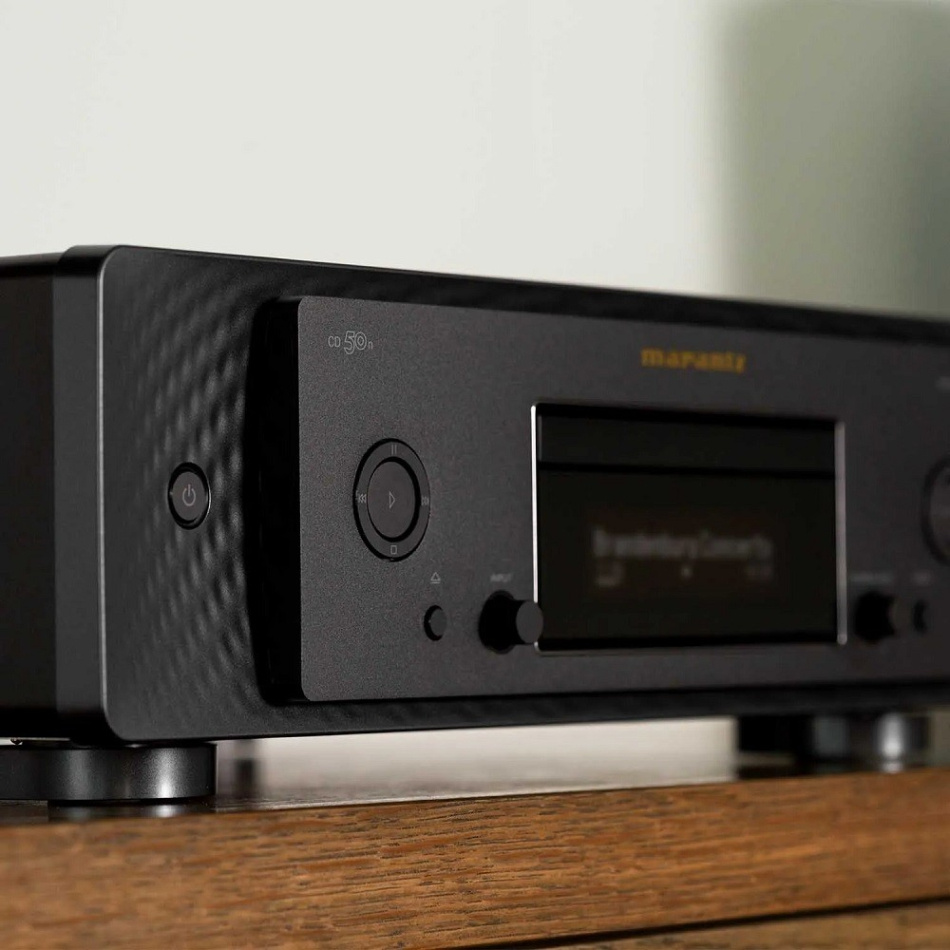 Marantz CD50n CD-spelare med HEOS musikstreaming & DAC, svart