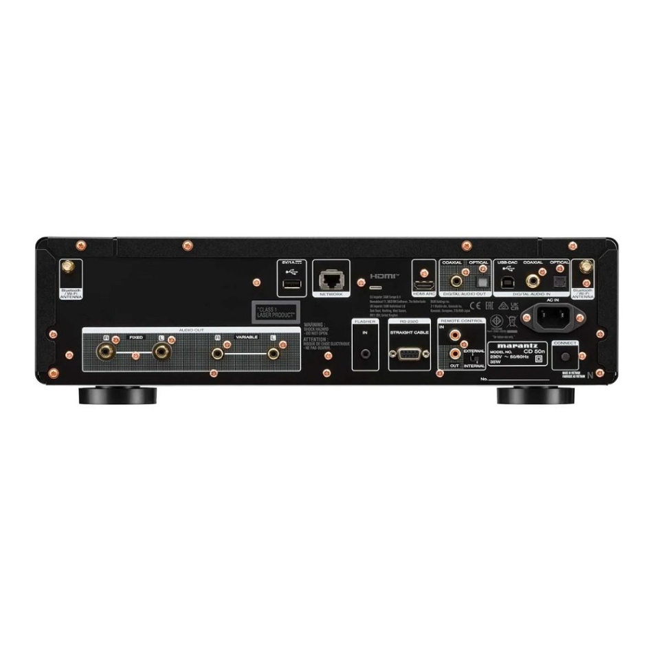 Marantz CD50n CD-spelare med HEOS musikstreaming & DAC, svart