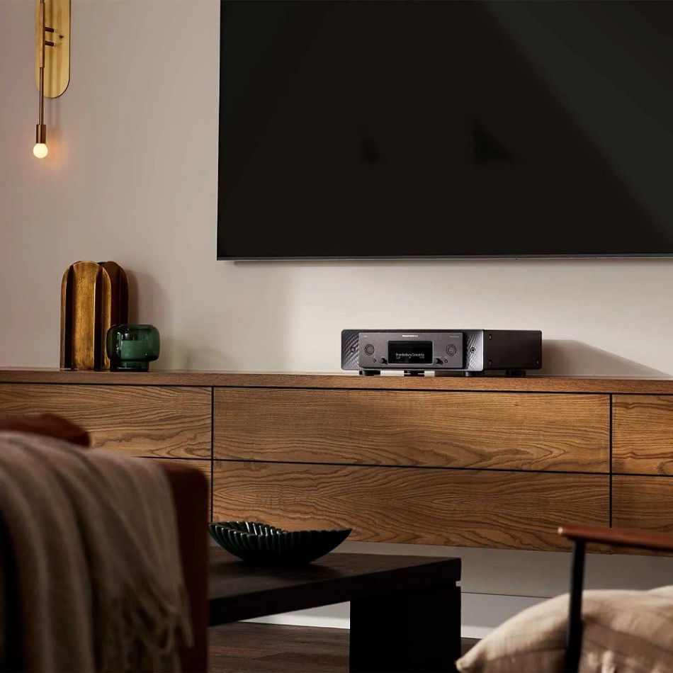 Marantz CD50n CD-spelare med HEOS musikstreaming & DAC, svart