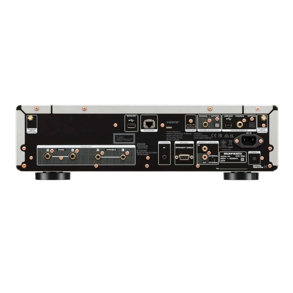 Marantz CD50n CD-spelare med HEOS musikstreaming & DAC, silver