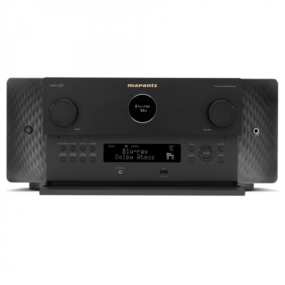 Marantz Cinema 40 hemmabioförstärkare med Dirac Live & Dolby Atmos, svart