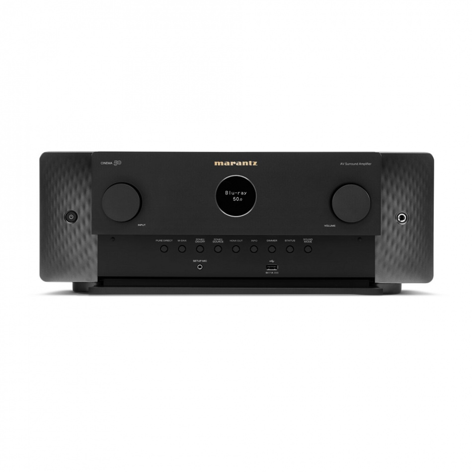 Marantz Cinema 50 hemmabioförstärkare med Dolby Atmos & HEOS, svart