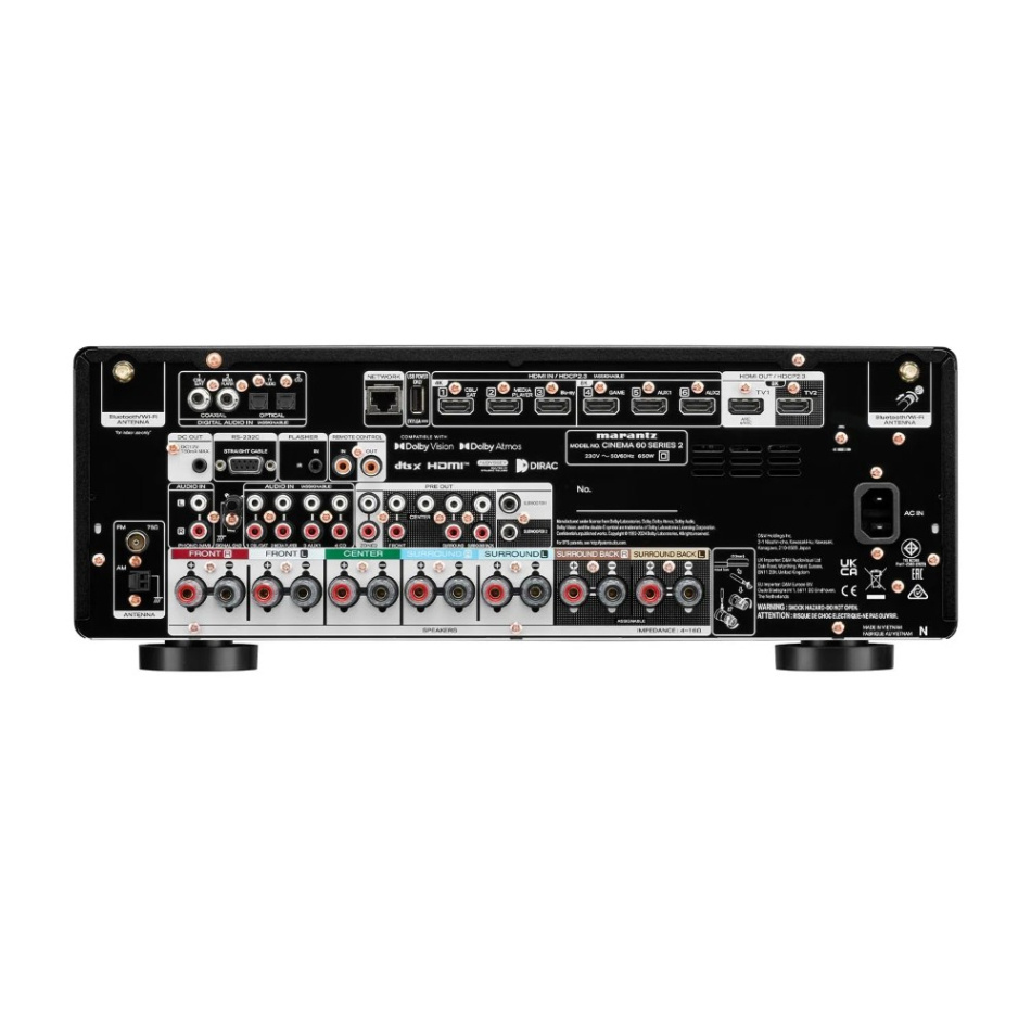 Marantz Cinema 50 Series 2 hemmabioförstärkare, svart