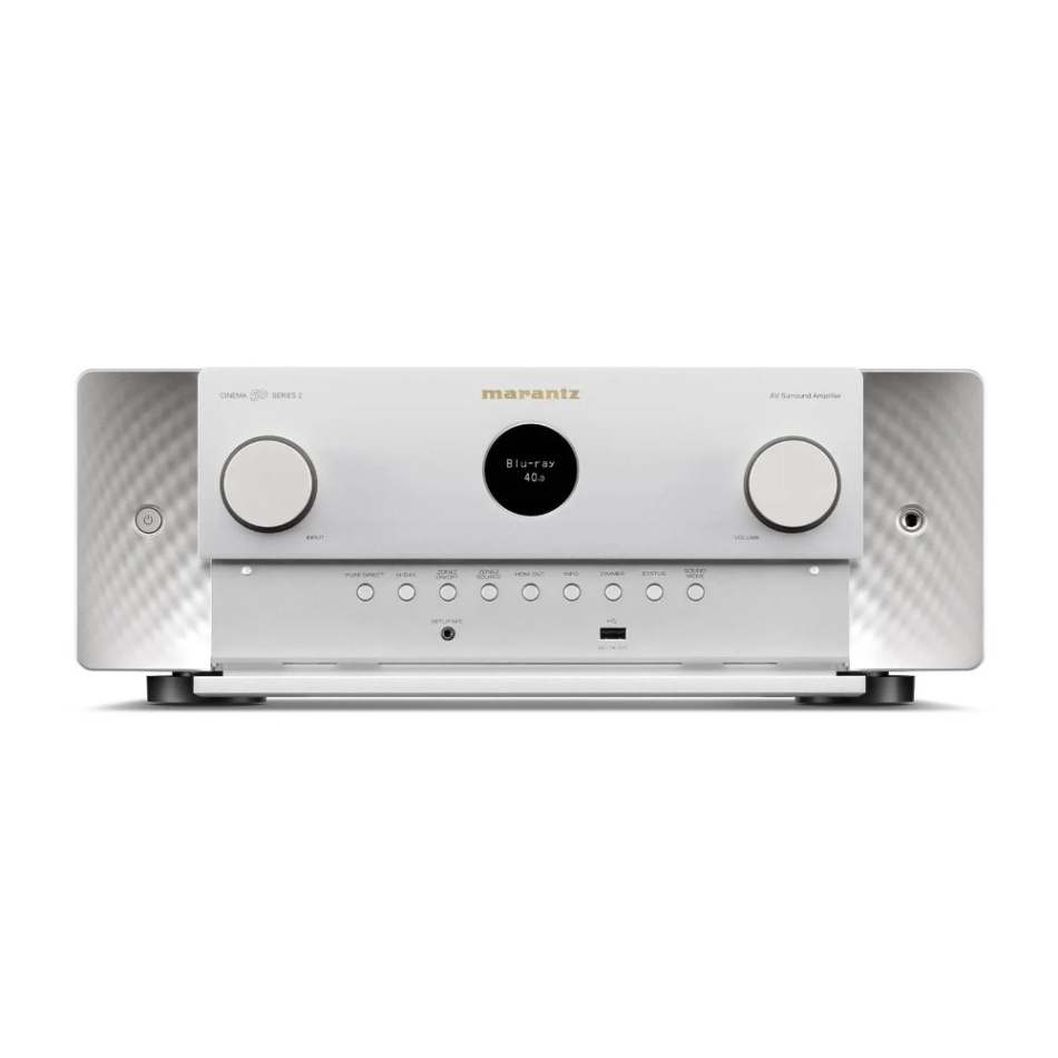 Marantz Cinema 50 Series 2 hemmabioförstärkare, silver/guld