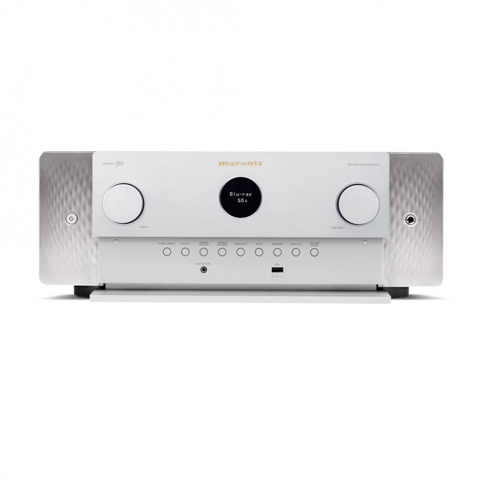 Marantz Cinema 50 hemmabioförstärkare med Dolby Atmos & HEOS, silver