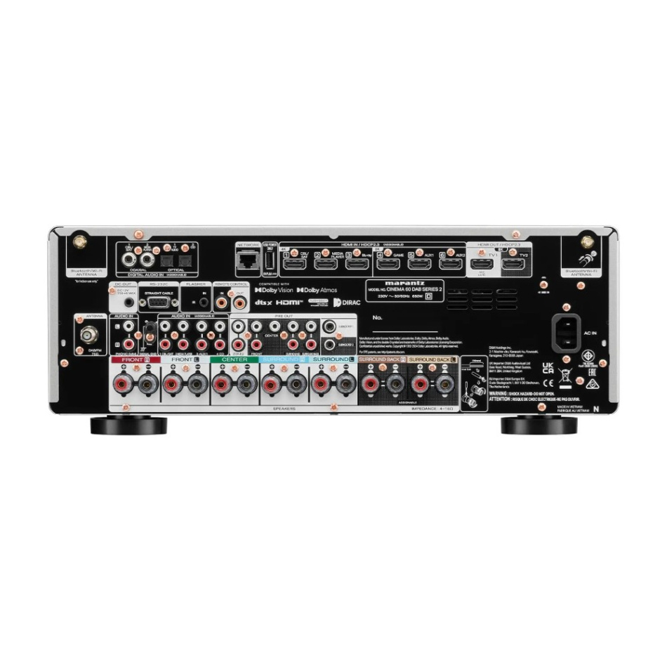 Marantz Cinema 60 DAB Series 2 hemmabioförstärkare, silver/guld