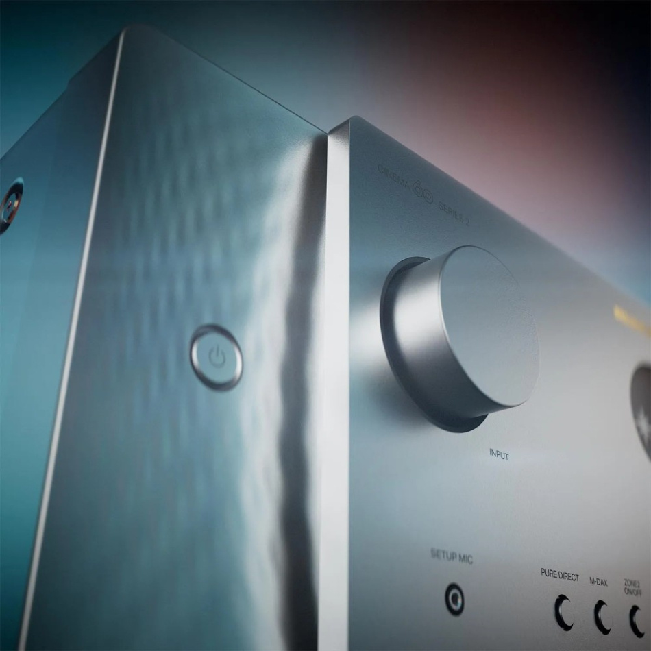 Marantz Cinema 60 DAB Series 2 hemmabioförstärkare, silver/guld