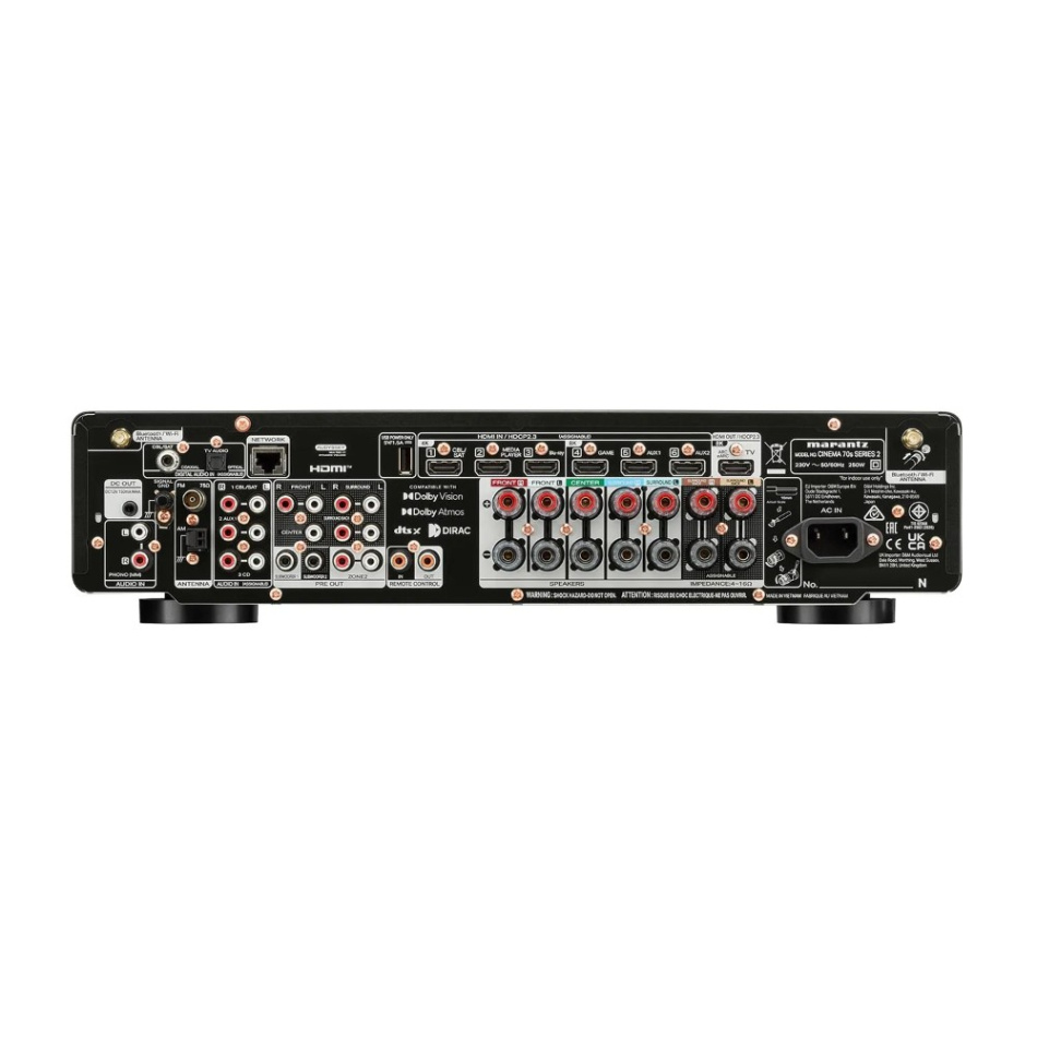 Marantz Cinema 70S Series 2 hemmabioförstärkare, svart
