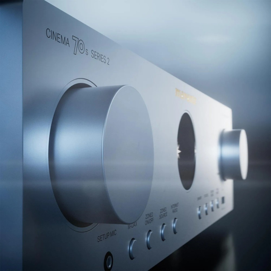 Marantz Cinema 70S Series 2 hemmabioförstärkare, silver/guld