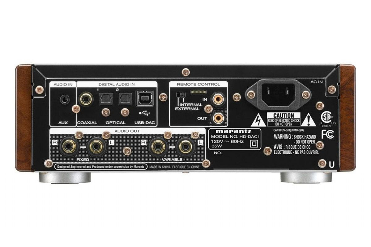 Marantz HD-DAC1 med hörlursförstärkare, svart