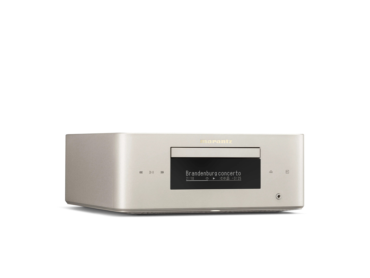 Marantz MCR 60n DAB kompakt nätverksreceiver med CD, Radio & HDMI, champagne
