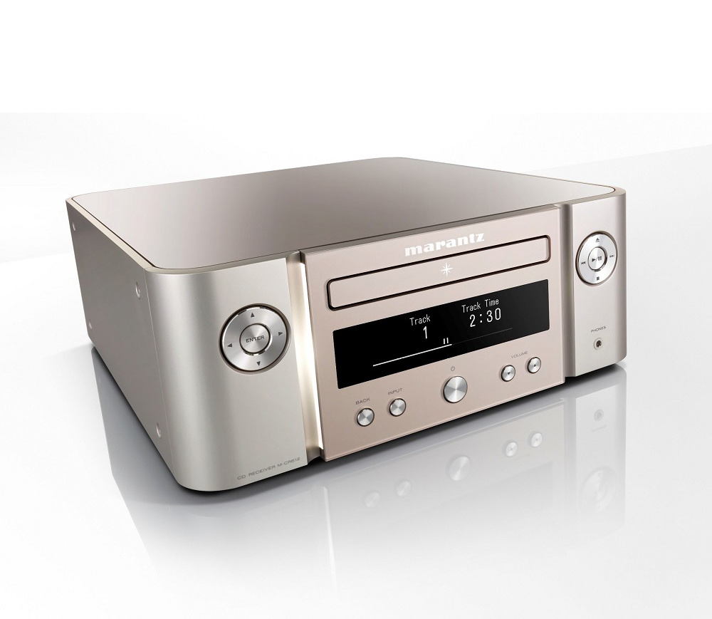 Marantz MCR-612 stereoförstärkare med nätverk, CD & radio, silver/guld